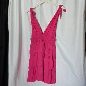 Mustard Seed Fuchsia Sleeveless Dress